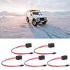 5Pcs Car Fuse Holder Connector Mini Heavy Duty Wire Extension