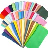 Solid Colour Fabrics for Sewing, Pack of 50 20 x