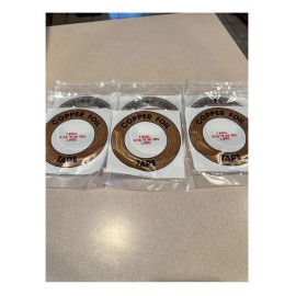 Edco 6 Rolls EDCO 3/16" 1.0 mil Copper Tape for Stained Glass
