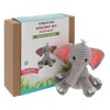 Shudehill Giftware Creative Crochet Kit for Adults – DIY Elephant
