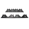Stove Gap Covers, 4 Pack Stainless Steel Stove Gap Filler,