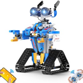 Juguetes robot para niños de 8 a 16 años con aplicación o control remoto, kit de bloques de construcción programables científicos, proyectos STEM, regalos de cumpleaños educativos