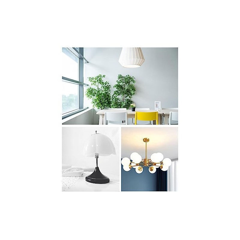 ANYPOWK 8W LED Corn Light Bulb - Equivalent 60W Incandescent,