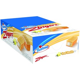 Hostess Zingers, Iced Vanilla, 3.81 Ounce (Pack of 6)