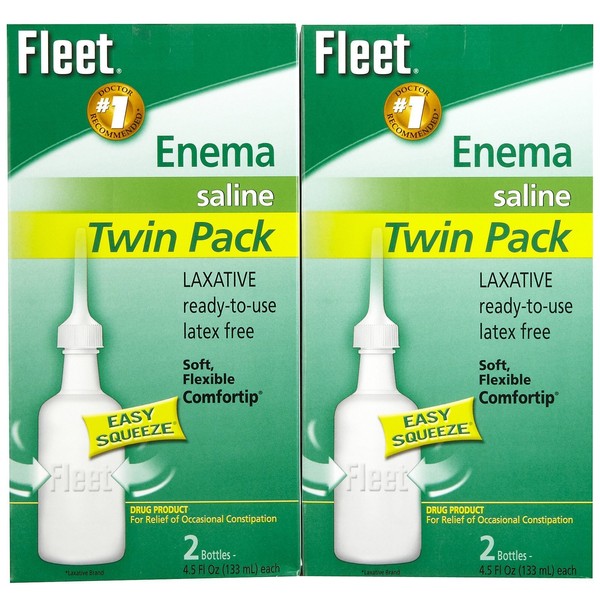 FLEET Adult Enema Twin Pack, 2 pk
