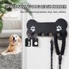 Nekon Dog Leash Holder for Wall - Wooden Key Holder