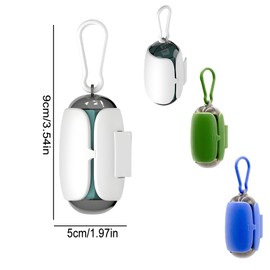 Eiflayn Poop Bag Dispenser, Pack of 3 Waste Bag Dispenser for Dogs, Attaches to a Lead, Dog Bag Dispenser, for Walking with Dogs, Going Out with Dogs, Hiking