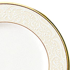 Noritake 59512/4753 Noritake Plate, 6.7 inches (17 cm), White Palace, 1 Piece, Bone China