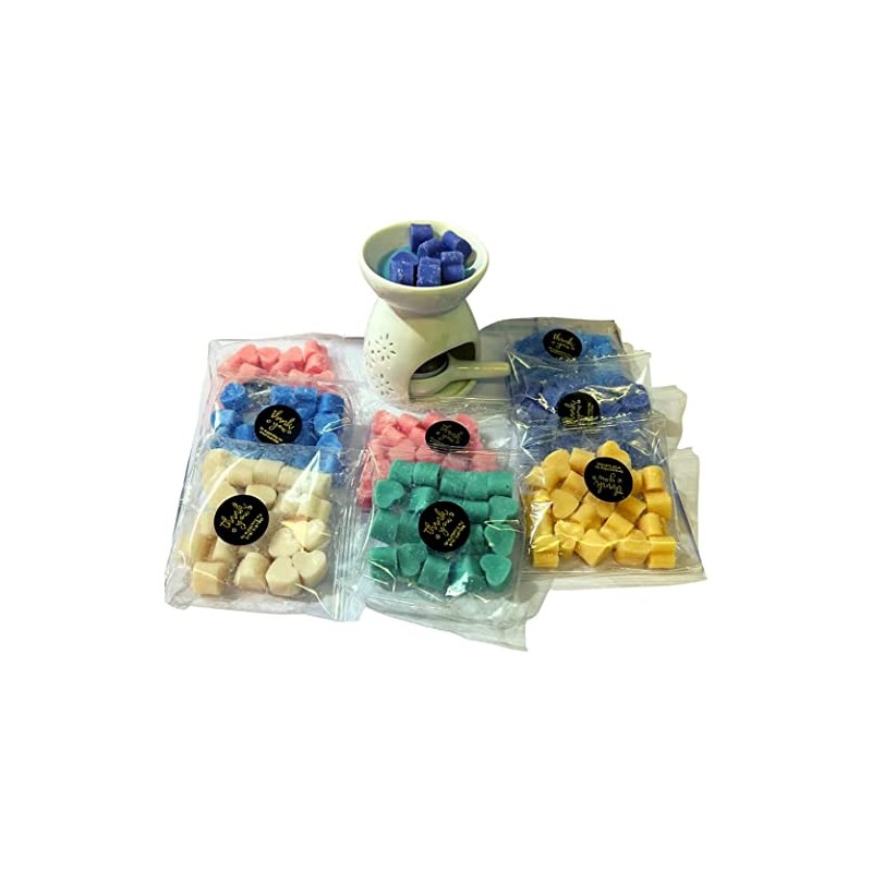20 x Highly Scented Wax Melts Mini Hearts Handmade, Cruelty