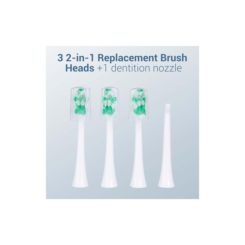 Marchpower Juego para Cepillos de Dientes 2 en 1, 3