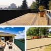 Artpuch 6'x103' Privacy Screen Fence Mocha Commercial Premeable Shade Cover