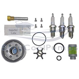StayCoolPumps SCP-W4w3sp Maintenance Service Kit for Westerbeke Marine 4.2BCG BCGA 5.8BCGC BCGD 50hz Gas Generators and 5.0BCG BCGA 7.0BCGC BCGD 60hz Gas Generators
