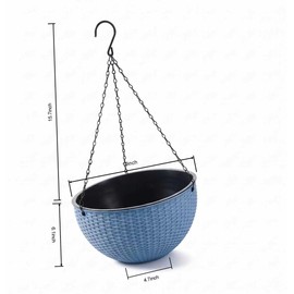 10 Inch Self-Watering Hanging Planter – Drainage