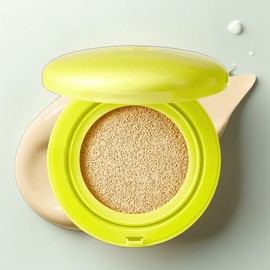 Nature Republic Green Derma Mild Cica Serum Cover Cushion SPF50+ PA+++ 14g, 02 Natural Beige, 1 piece / 네이처리퍼블릭 그린더마 마일드 시카 세럼 커버 쿠션 SPF50+ PA+++ 14g, 02 내추럴베이지, 1개
