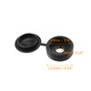 Coshar 150 Pieces Plastic Screw Caps Hinged Screw Cover Caps