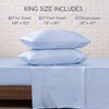 MR&HM Satin Bed Sheets, King Size Sheets Set, 4 Pcs