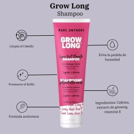 Strengthening Grow Long Shampoo 250ml 2pack Por Marc Anthony True Professional