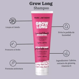 Strengthening Grow Long Shampoo 250ml 2pack Por Marc Anthony True Professional