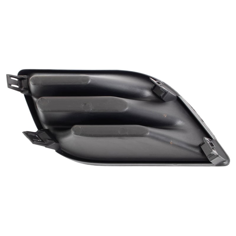 TRQ Front Right Fog Light Hole Cover Black Passenger Side