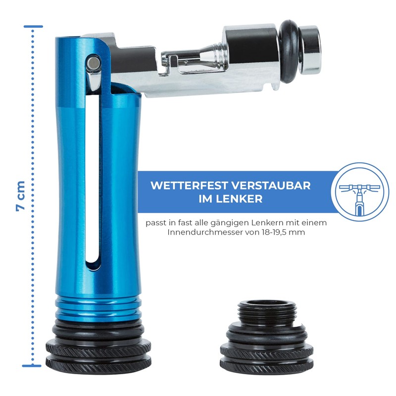 Bluechain® Compact Chain Riveter Bicycle as Handlebar Insert for 8