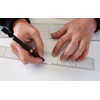 Niigata Seiki SK CAGS-15KD Acrylic Square Ruler, Made in Japan,