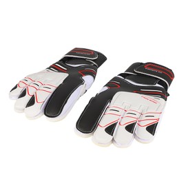 Adult Size 10 Black Goalkeeper Gloves Anti Slip Soccer Goalkeeper Gloves Football Training Match Gloves