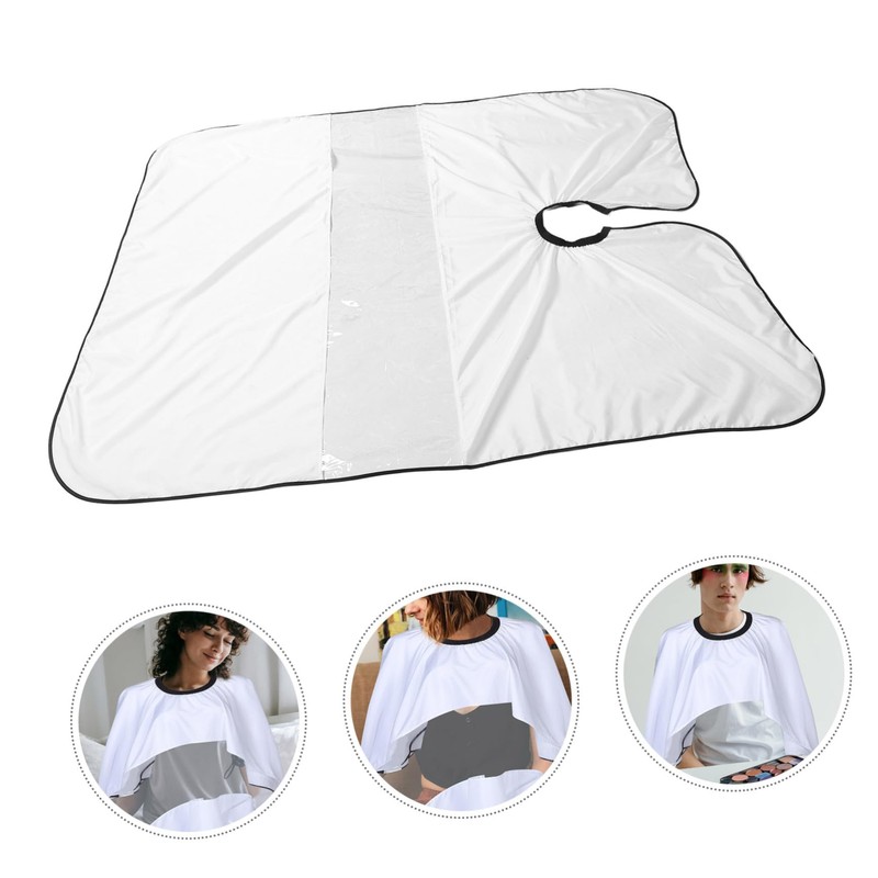 TOVINANNA Large Transparent Static Salon Cape for Adults Durable Hair