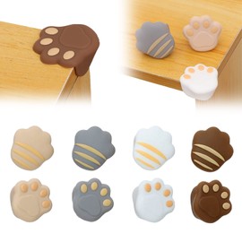 YFFSFDC Corner Guard Corner Cushion, Set of 8, Baby Protection Corners, Injury Prevention, Earthquake Prevention, Furniture Corner Protection, Double Sided Tape Included (B)