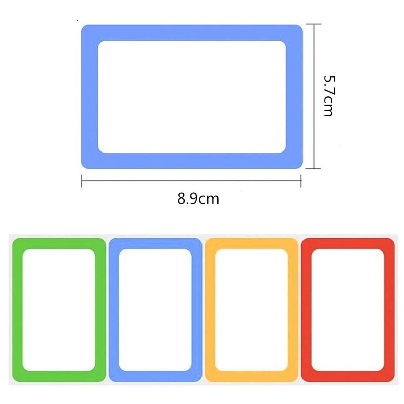 PinShion Name Labels Handwritten Stickers Waterproof Classification 200 Count