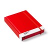 Pantone Notebook S, small, hard cover, blank, red 2035, red