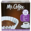 Mr. Coffee Basket Coffee Filters, 8-12 Cup, White Paper, 8-inch,