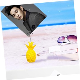 LALAFINA 2pcs Pineapple Shaped Memo Clips Metal Tabletop Photo Holders for Notes Menus and Table Numbers Green Decoration for Weddings Parties and Events