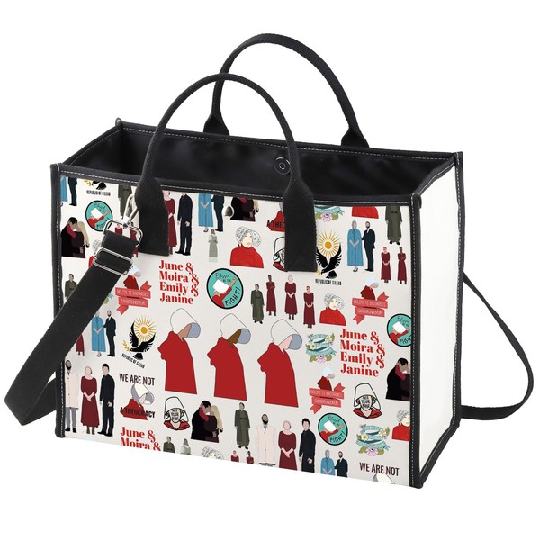 WZMPA Handmaid Offred Tote Bag June ＆Moira＆Emily＆Janine Fans Gift Women's