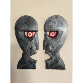 Division Bell - Pink Floyd - Sculpture Heads - Wall Decor