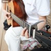 Aroma Professional Guitar Capo Trigger Tension Adjustable with Guitar Bridge