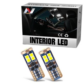 NUVISION LIGHTING 2 Pcs Dome Light LED Car Interior Bulb Kit Compatible With 2010-2015 Camaro, 194 (2B), Car License Plate Map Light, IN-LED-KIT-019