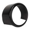 Front Grille Emblem Logo Ring Glossy Black Exterior Badge Decoration