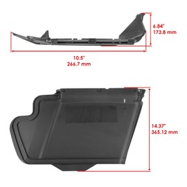 Caltric Deck Discharge Chute Compatible with John Deere 717A 717E Mini-Frame ZTrak 48" Decks