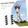 Sosoport 10-Pack Golf Tees Brush 65mm Sturdy Plastic T-Ground Holders