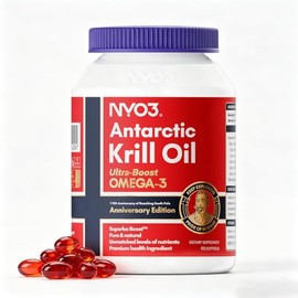 NYO3 Suplemento de aceite de krill Omega 3 1000 mg 90 cápsulas blandas EPA y DHA, aceite de krill antártico puro con astaxantina y 56 de...           