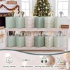 12 Pcs Sage Green Extra Large Christmas Gift Bags Bulk
