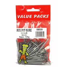 2 inch DIY Nails (5cm), Round Wire Nails 50 mm 150g Pack