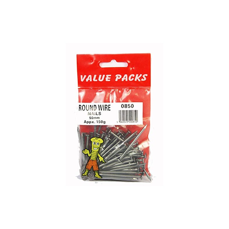 2 inch DIY Nails (5cm), Round Wire Nails 50 mm