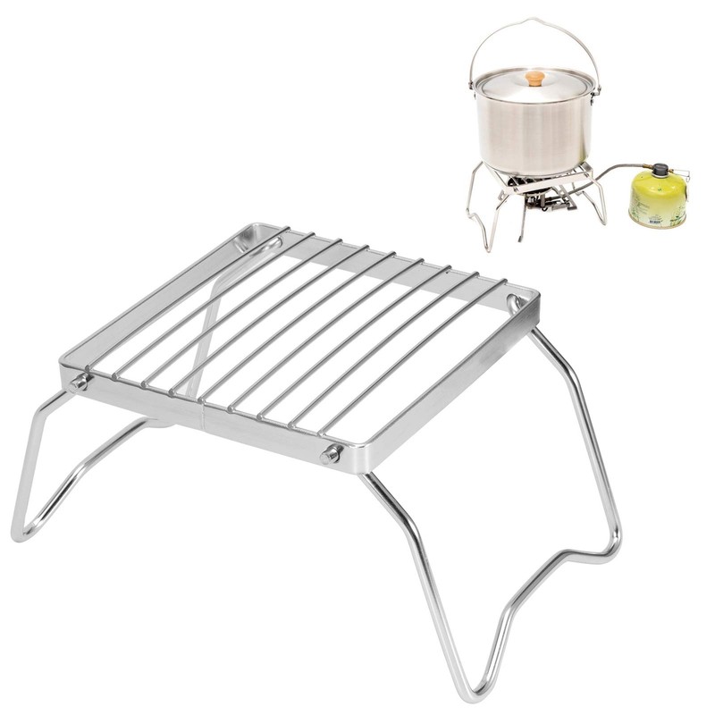 Denash Foldable BBQ Grill Rack, BBQ Grill, for Camping, Yard