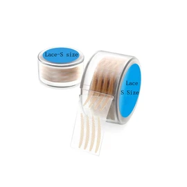 UPSTORE 300Pairs Portable Natural Invisible Single Sided Double Eyelid Tape Self-Adhesive Eyelid Stickers Eye Lift Strips With Y Fork (Mesh Style-Slim)