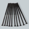 Generic Pack of 10 Electrical Screws 75mm X 3.5mm Black