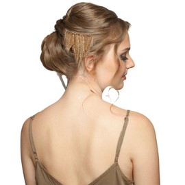 Hair Clips for Girls School - Rhinestone Hair Chains Bling Crystal Tassel Hairclips Head Chain for Women Girls Party 3030