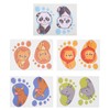 PRETYZOOM 6 Stück Fußaufkleber, selbstklebend, Tiere, für Kinder, Kindergarten, Bodenabdrücke,