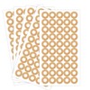 2500 Pcs Kraft Hole Reinforcement Stickers,Self-Adhesive 0.25" Diameter Hole Labels