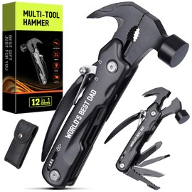 Fathers Day Dad Gifts from Daughter Wife - Gifts for Dad, Dad Gifts for Fathers Day - Dad Birthday Gift, Christmas Ideal Gifts for Dad, Husband, Step dad - Multitool Hammer from Daughter Son
